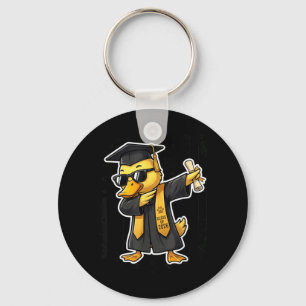 Cute Duck Cl Of 2026 Funny Duck Graduation Senior Key Ring