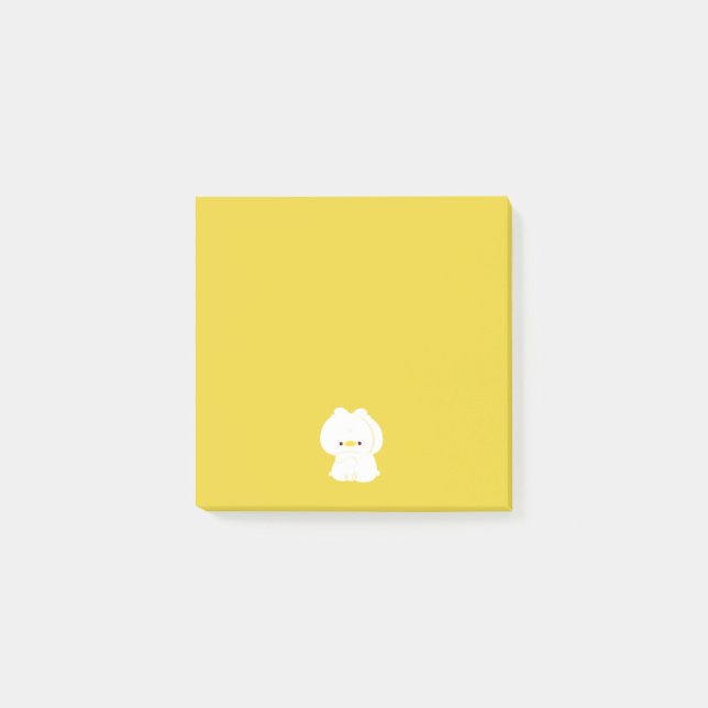 Cute Duck Couple Post-it Notes (Front)
