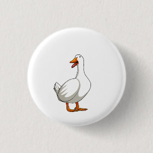 Cute Duck Design Men Waterfowl Bird Pet Duck Lover 3 Cm Round Badge