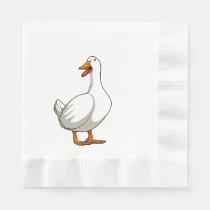 Cute Duck Design Men Waterfowl Bird Pet Duck Lover Napkin