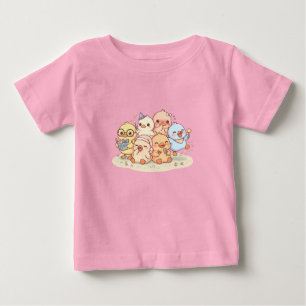 Cute Duck Friends Kids T-Shirt