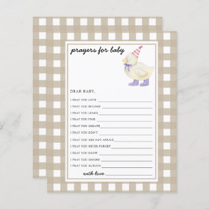 Cute duck - Party game   prayers for baby