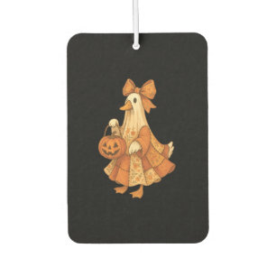 Cute Duck Patchwork Halloween Party Car Air Freshener