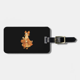 Cute Duck Patchwork Halloween Party Luggage Tag