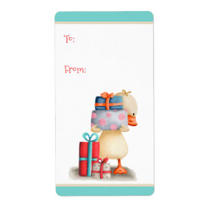 Cute Duck Presents To From Christmas