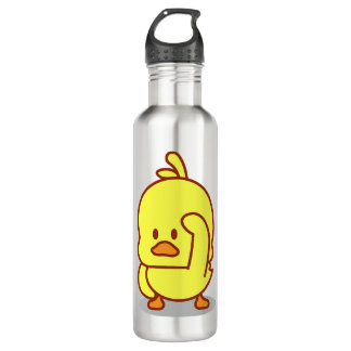 Cute Duck Rubber Duckling Animal Lover Gift 710 Ml Water Bottle