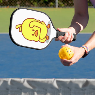 Cute Duck Rubber Duckling Animal Lover Gift Pickleball Paddle