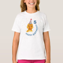Cute Duckling Birthday Kids' TShirt – Customisable