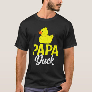 Cute Duckling Duckies Papa Duck Father's Day T-Shirt