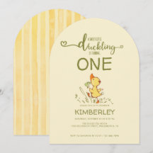 Cute Duckling First Birthday Party