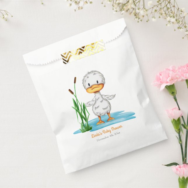Cute duckling gender neutral baby shower  favour bags (Sealed)