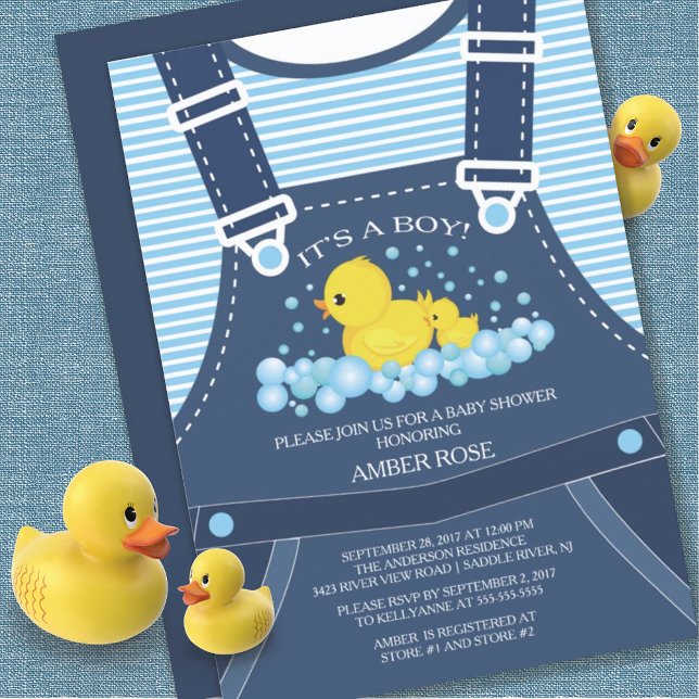 Cute Ducks Baby Shower Invitation (Creator Uploaded)
