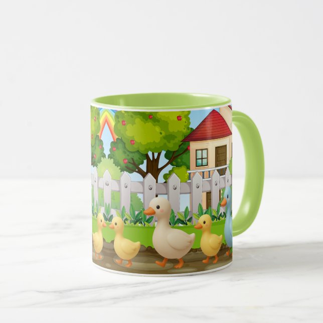 Cute Ducks Designs Kids Mug (Front Right)