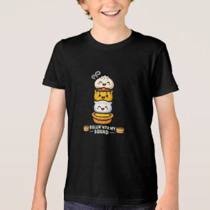 Cute Dumpling Squad Funny Food Lover T-Shirt Tri-Blend Shirt