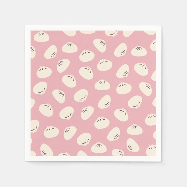 Cute Dumplings Paper Napkins (Front)