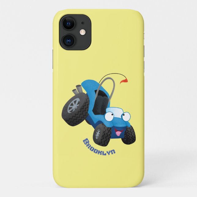 Cute dune buggy off road vehicle cartoon  Case-Mate iPhone case (Back)