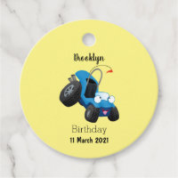 Cute dune buggy off road vehicle cartoon