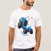 Cute dune buggy off road vehicle cartoon