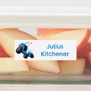 Cute dune buggy vehicle cartoon personalised