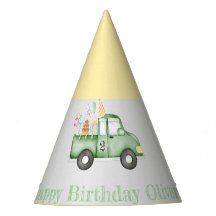 Cute Dusky Green Any Age Birthday Party