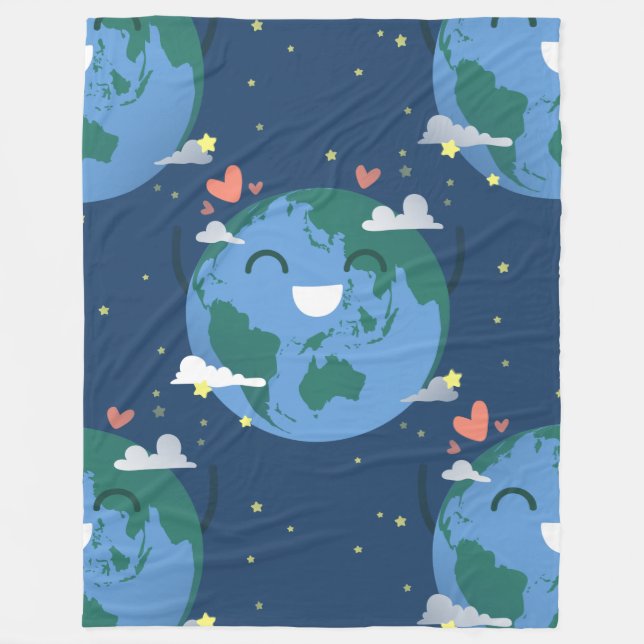 cute Earth Day blanket (Front)