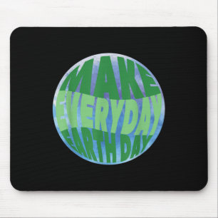Cute Earth Day Everyday Environmental Protection G Mouse Mat