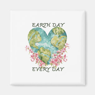 Cute Earth Day Everyday Retro Vintage 1 Magnet