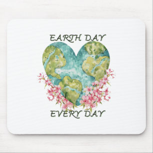 Cute Earth Day Everyday Retro Vintage 1 Mouse Mat