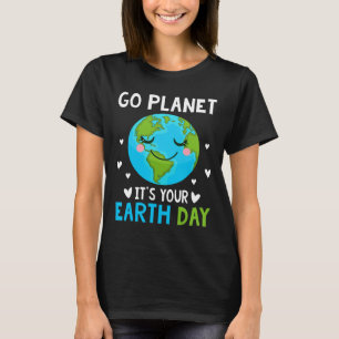 Cute Earth Day Funny Mens Kids Boys Girls Earth Da T-Shirt
