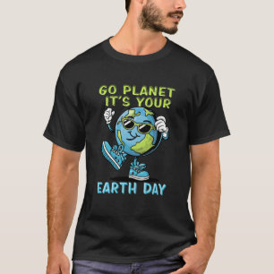 Cute Earth Day Go Planet Earth Day 1970-2024 T-Shirt