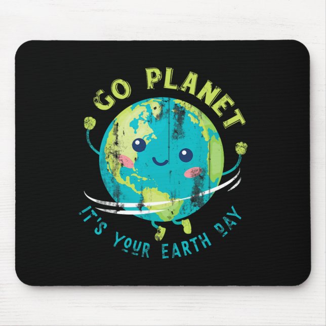 Cute Earth Day  Mouse Mat (Front)