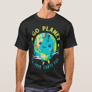 Cute Earth Day Planet 50th Anniversary Day Tee