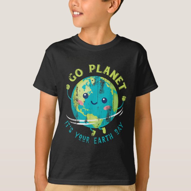 Cute Earth Day  T-Shirt (Front)