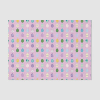 Cute Easter Bunnies Colourful Patterned Eggs Tissue Paper