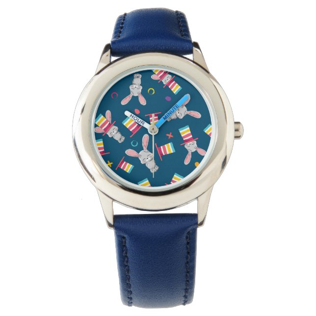 Cute Easter Bunnies & Hats  |   Watch (Front)
