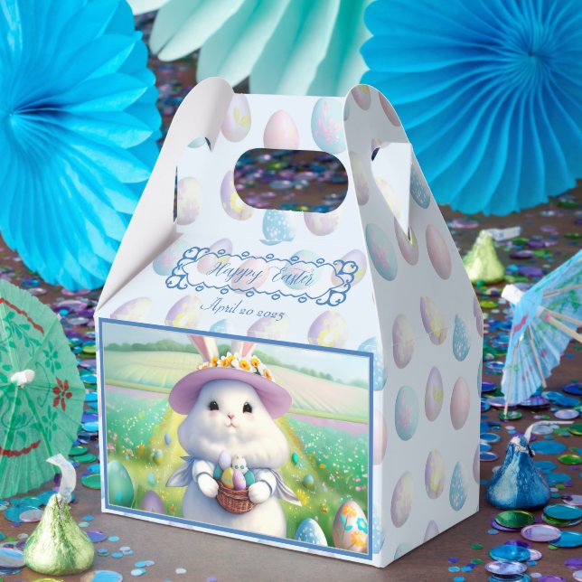 Cute Easter Bunny 01 Favour Box (Party)