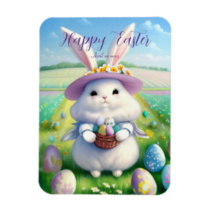 Cute Easter Bunny 01 Magnet