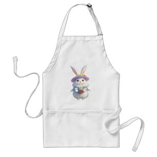 Cute Easter Bunny 01 Standard Apron