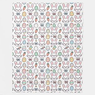 Cute Easter Bunny Baby Blanket