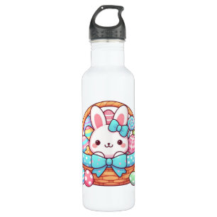 Cute, Easter bunny bakset 710 Ml Water Bottle