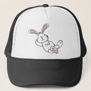 Cute Easter Bunny Chilling out Trucker Hat