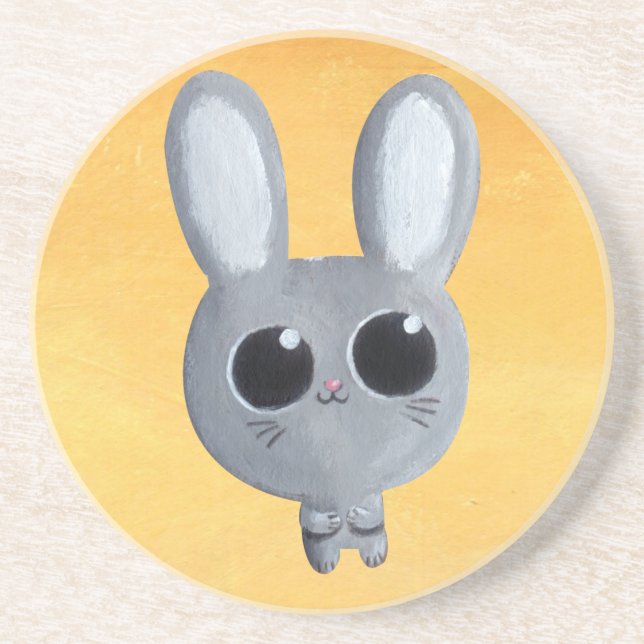 Cute Easter Bunny Coaster (Front)