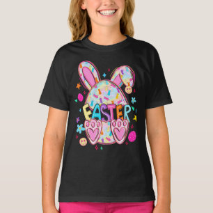 Cute Easter Bunny – Colorful Bunny Ears & Paw East T-Shirt