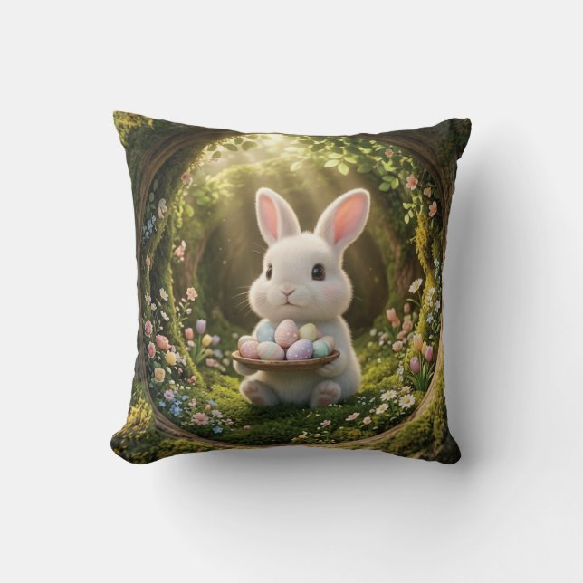 Cute Easter Bunny Cushion (Front)