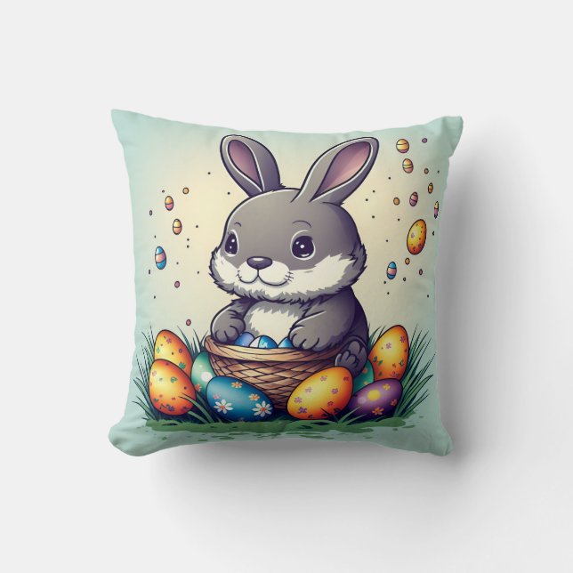 Cute Easter Bunny Cushion (Front)