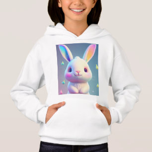 Cute Easter Bunny Design in Pastel Colours Hoodies