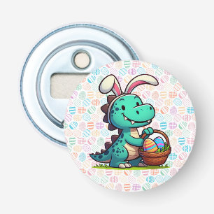 Cute, Easter bunny dinosaur Bottle Opener