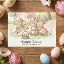 Cute Easter Bunny Egg Hunt & Picnic