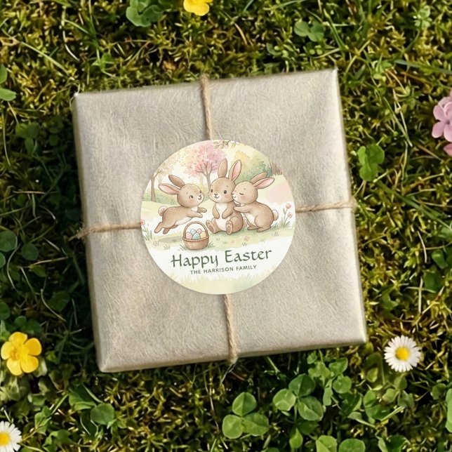 Cute Easter Bunny Egg Hunt & Picnic Sticker (Creator Uploaded)