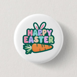 Cute Easter Bunny for a positive mood 3 Cm Round Badge